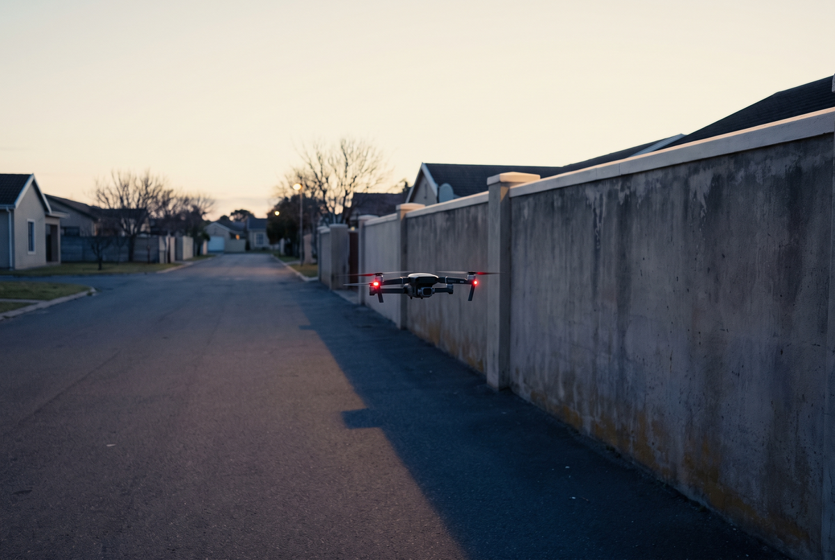 Une chaussette sous un drone, trois gardes à vue devant la prison de Nantes