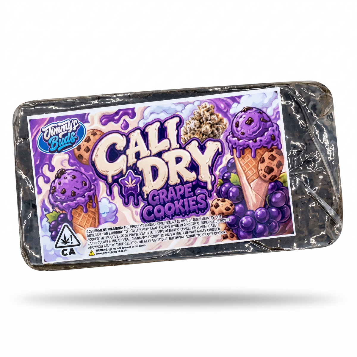 Cali Dry USA Grape Cookies, hash CBD dry sift Allo420